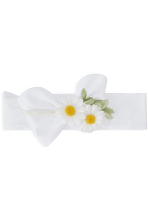 white cotton headband MONNALISA KIDS | 39C01132010099